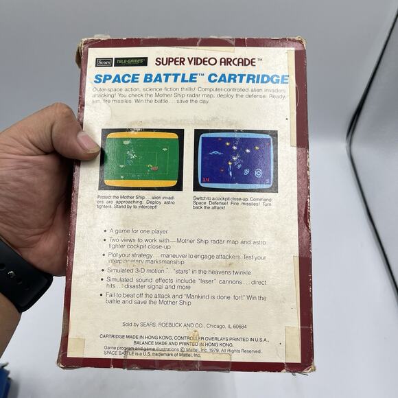 Space Battle - Intellivision CIB - Tested and Working! - Picture 11 of 11